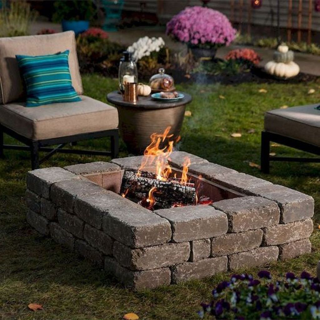 outdoor fireplace or a fire pit