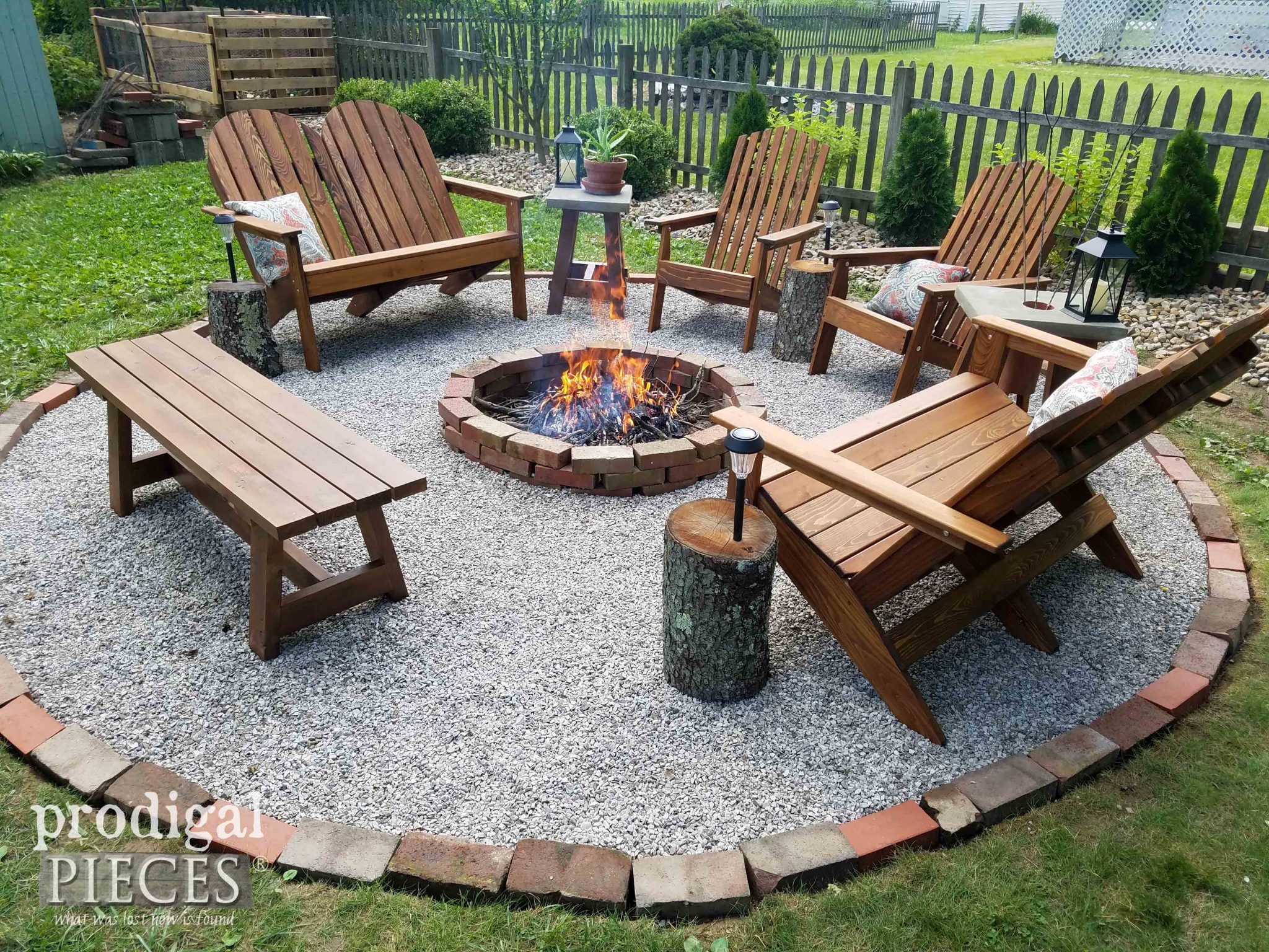 Enjoy your days at home around a new backyard firepit