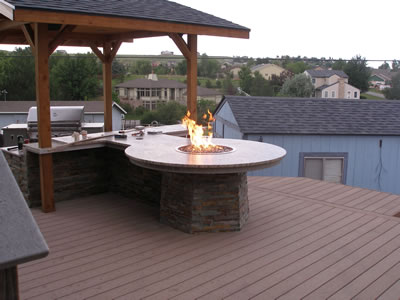 Propane Gas Fire Table in Niwot Colorado