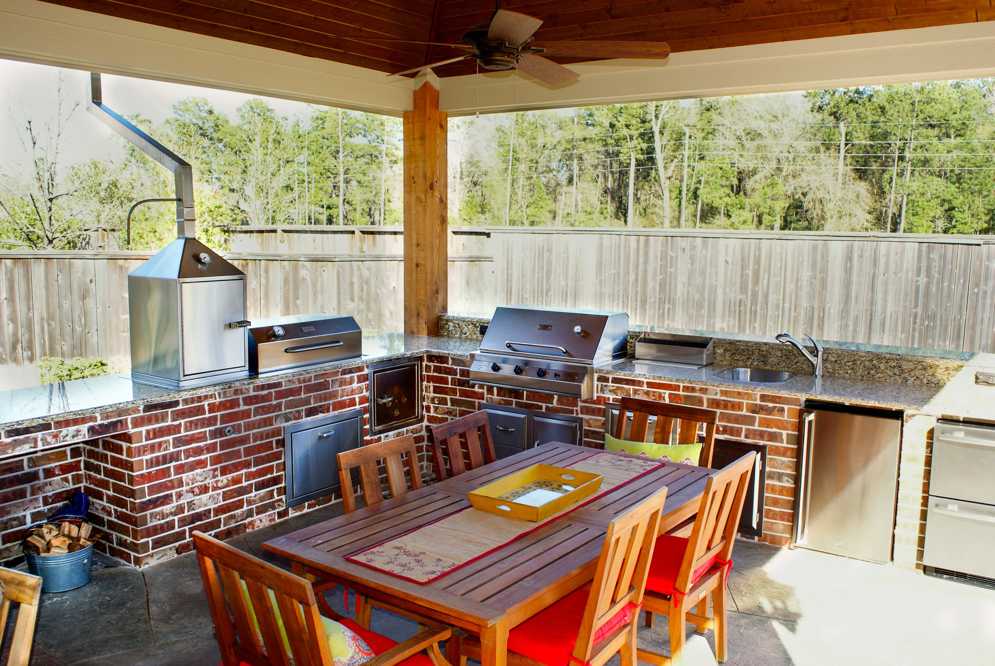 customer outdoor kitchen