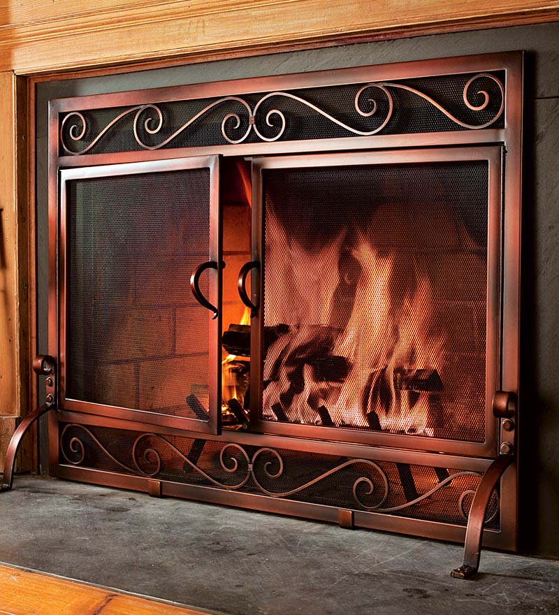 fireplace bi-fold doors