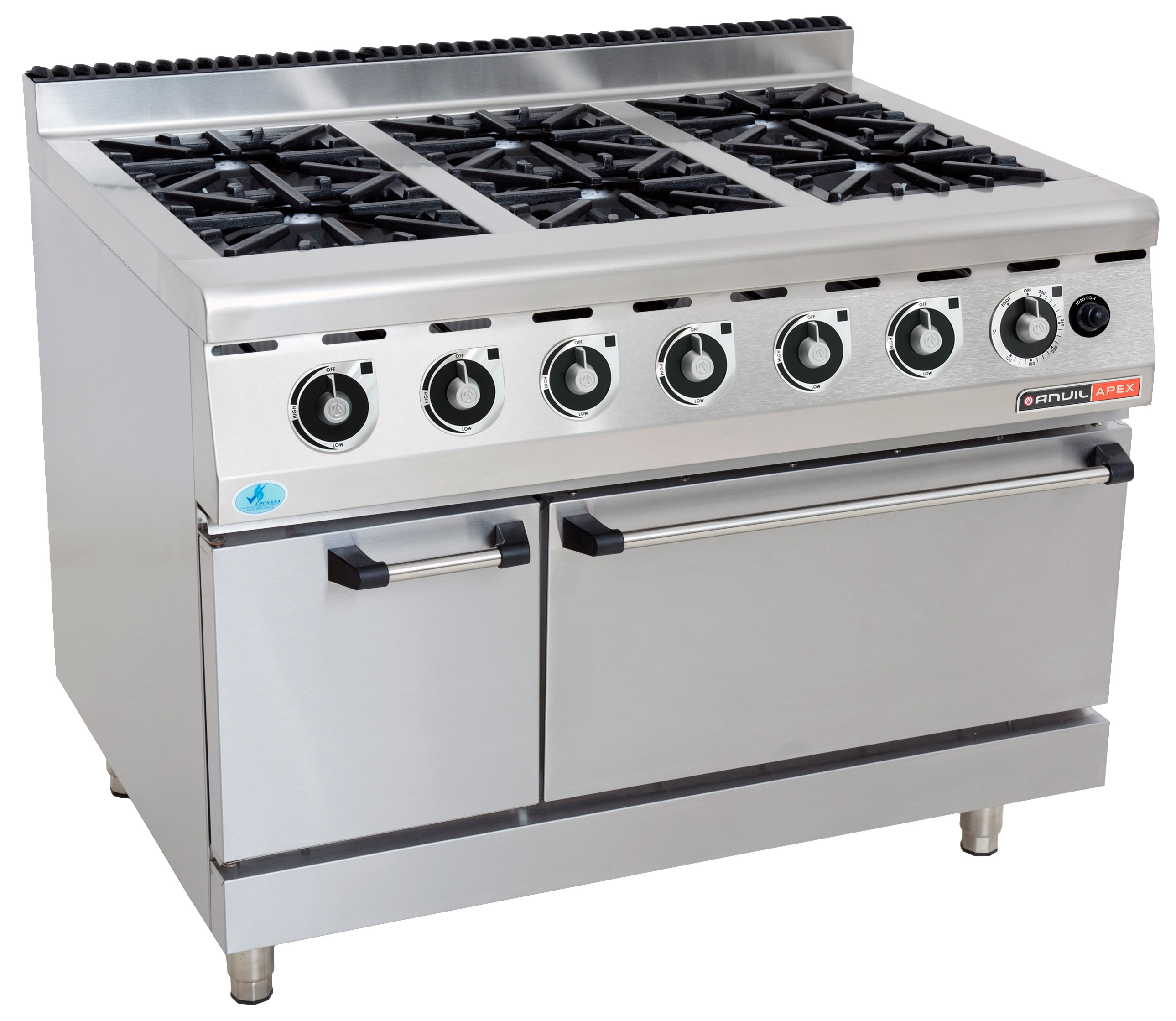 gas range burners types