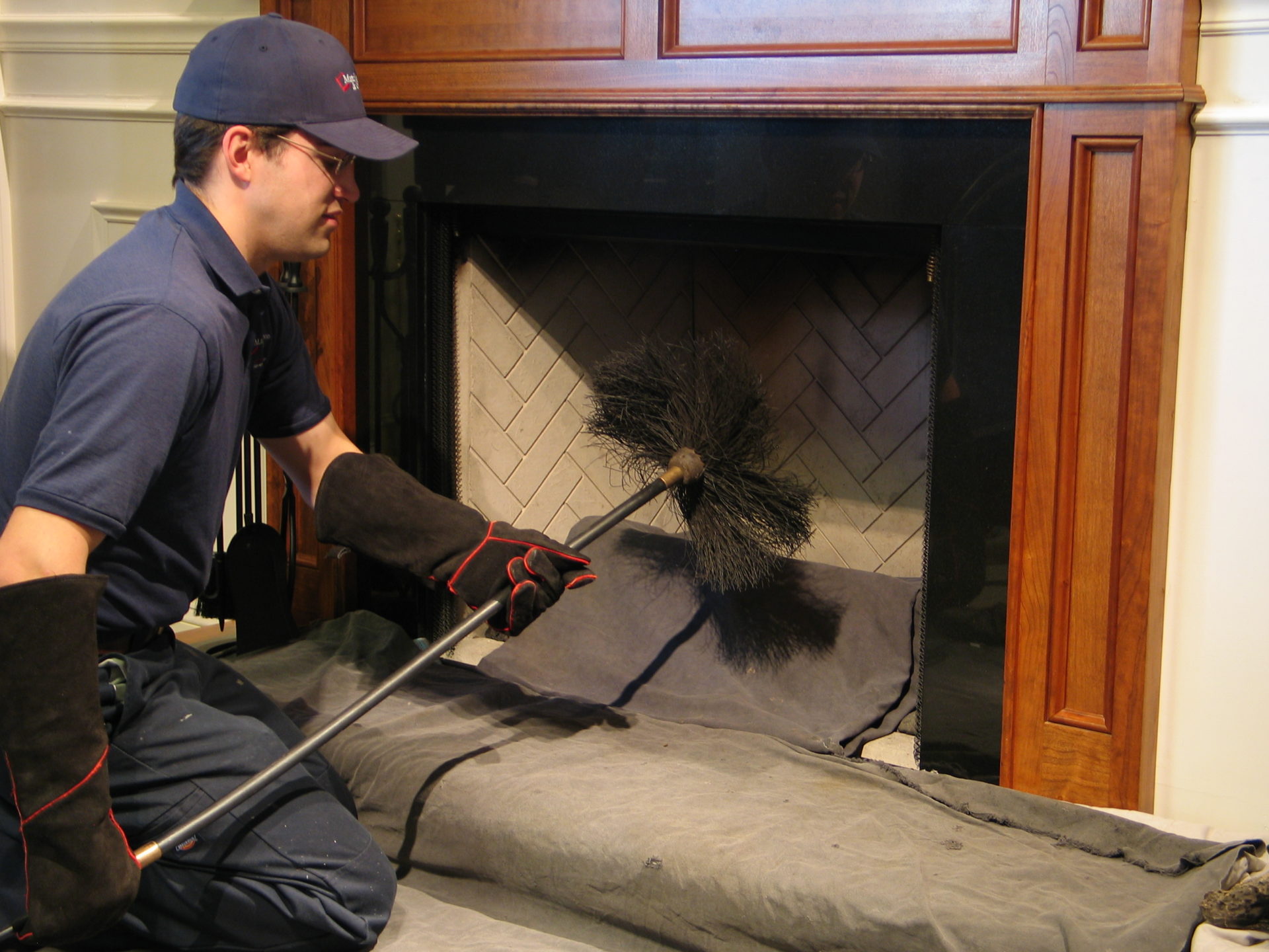 how to clean your fireplace