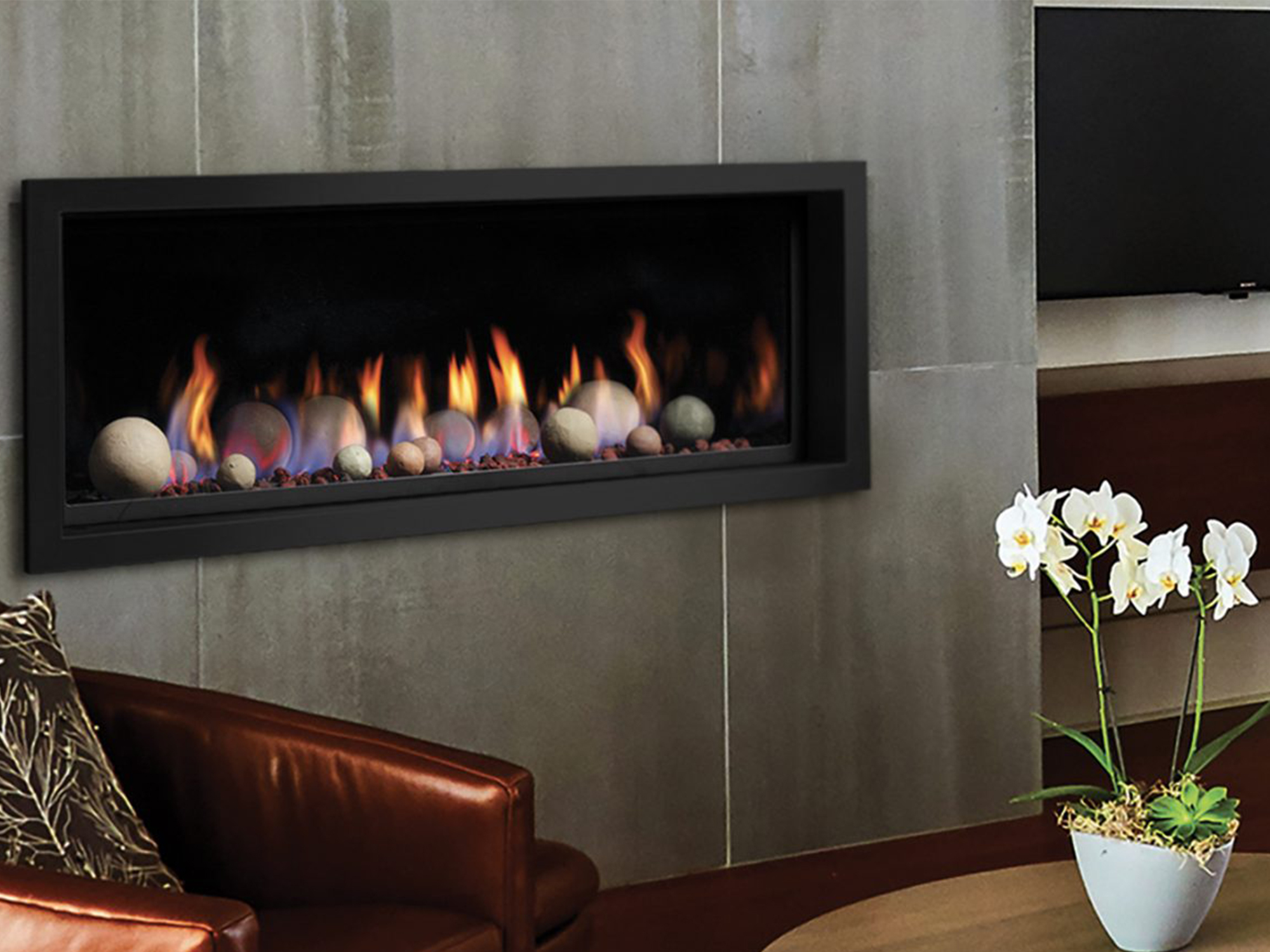 Gas Powered Fireplace 